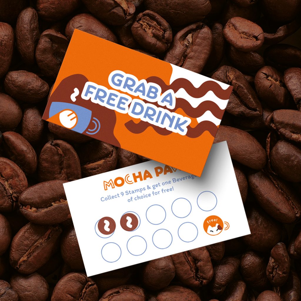 Mocha Paws Stamp Card