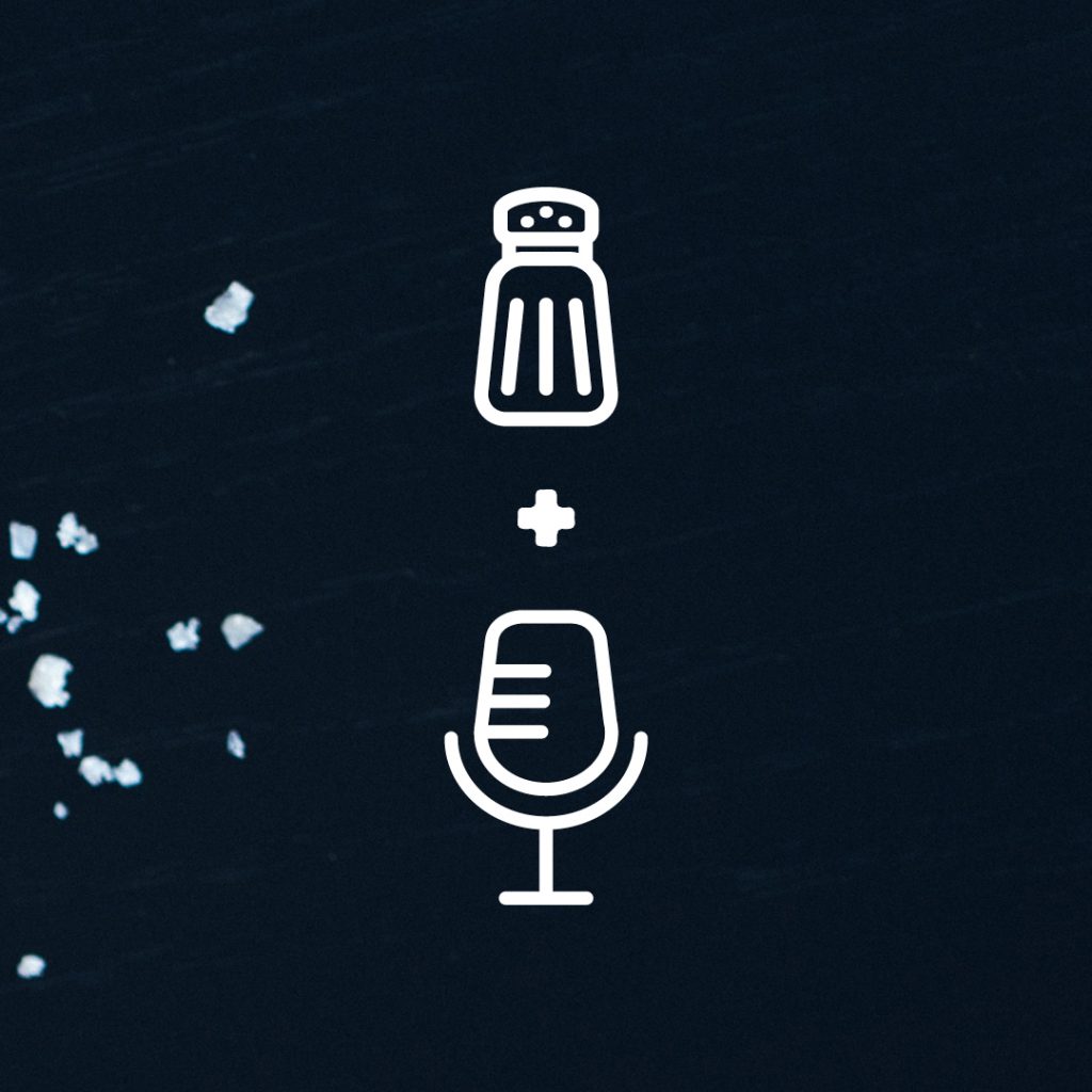 Saltshaker plus a Mikrophone combined will create the Logo for Men of Salt